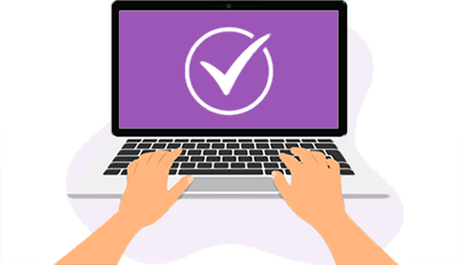 laptop-tickmark-image